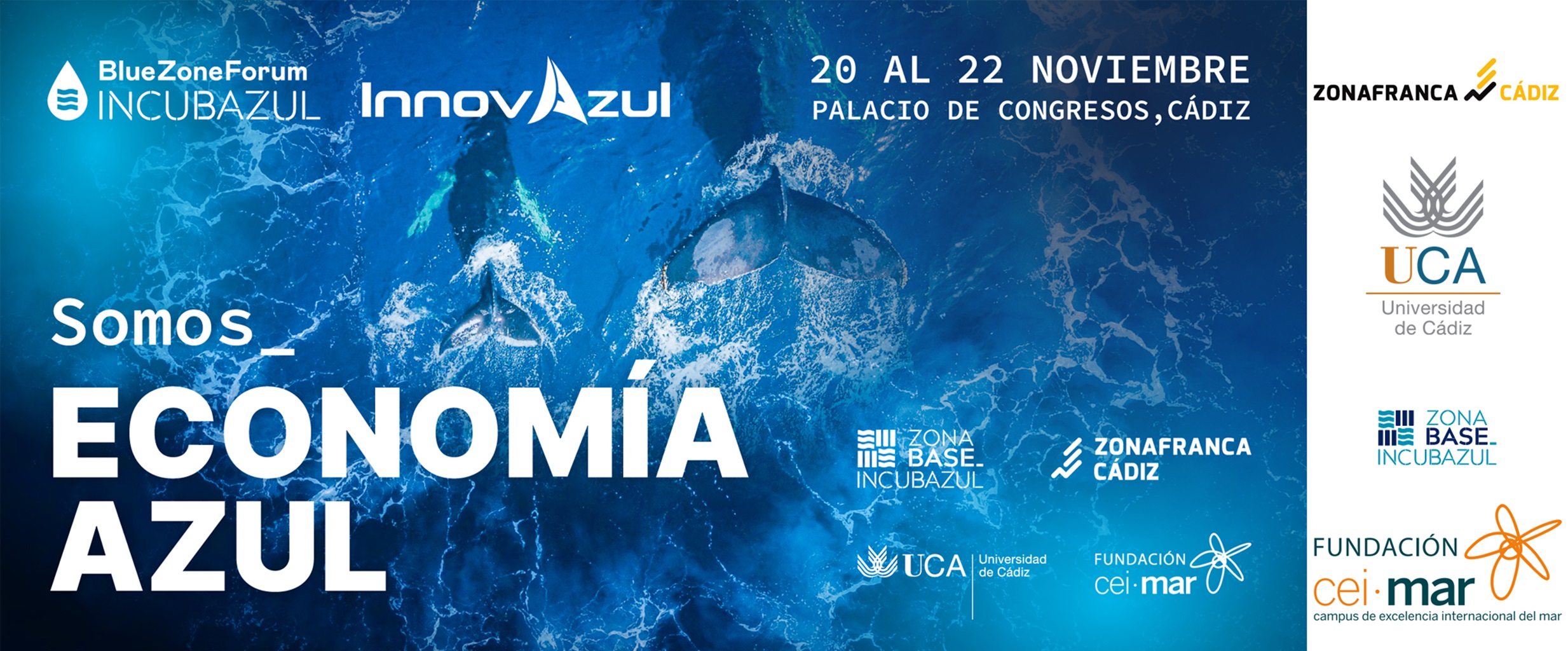 ¡Ya está disponible la inscripción en Blue Zone Forum – Innovazul 2024!. Más de 900 personas se sumergirán en el futuro circular del 20 al 22de noviembre en Cádiz.